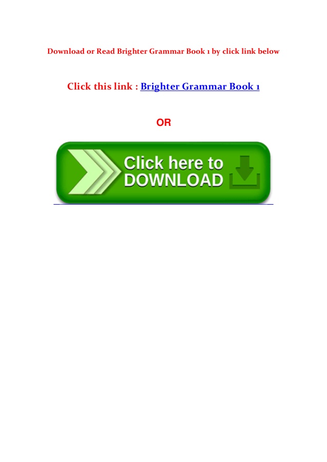 Brighter grammar book 1 pdf free